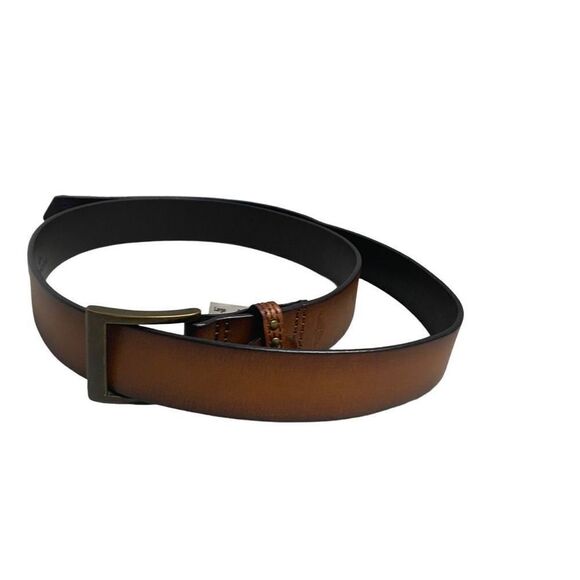 DOCKERS Women’s Brown Genuine Leather Belt Size‎ Large 38-40 See Description - Picture 1 of 11